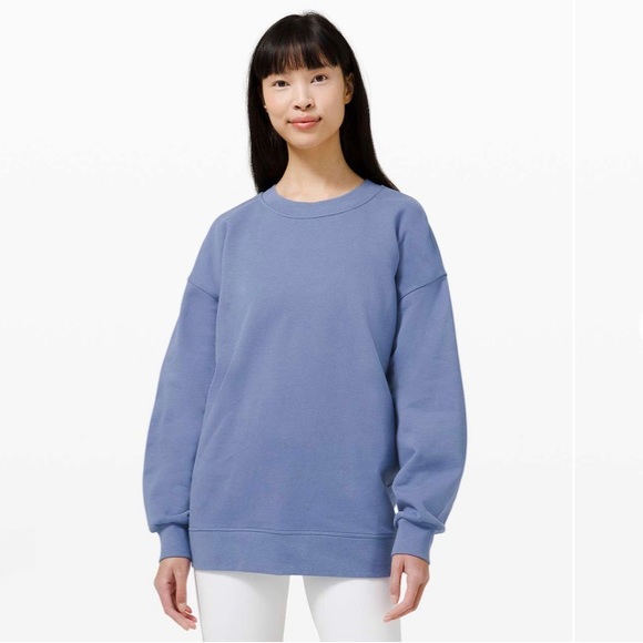 lululemon athletica Tops - LULULEMON PERFECTLY OVERSIZED CREW WATER DROP 💧